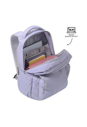Morral Para Mujer Escolar Porta PC 15.4" Luciano 2.0 Morado