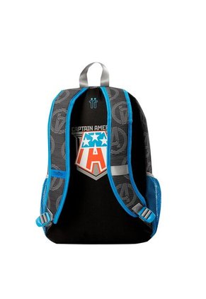 Morral Para Niño Avengers Capitán América Grande Gris