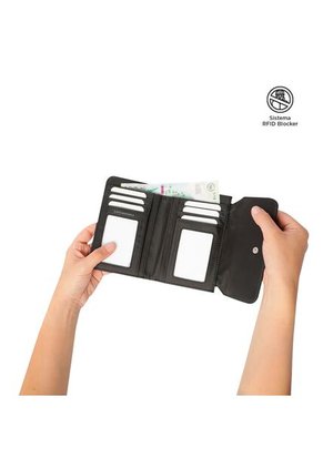 Billetera Montana Con RFID Blocker Negra