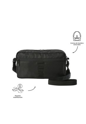 Kit X 2 Bolso Para Hombre + Almohada Urban Bird Negro