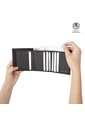 Billetera Hombre Sayle Grande Con RFID Blocker Gris de Totto