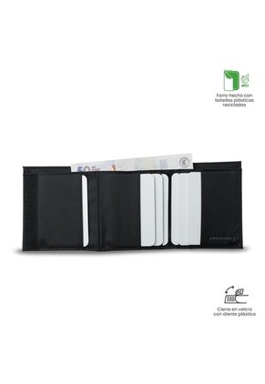 Billetera Hombre Sayle Grande Con RFID Blocker Gris