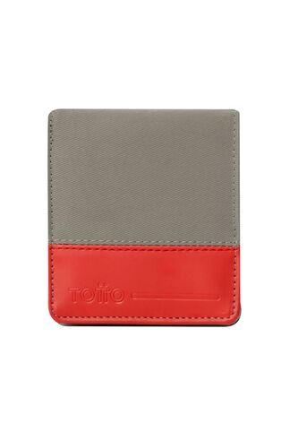 Billetera Dagoba 2.0 Con RFID Blocker Beige/Roja Totto