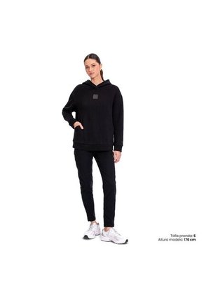 Buzo Deportivo Para Mujer Mistral Negro