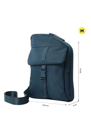 Bolso Para Hombre Ttb Mediano Porta Tablet 10" Azul