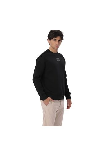 Buzo Para Hombre Cuello Redondo Vess Negro Totto