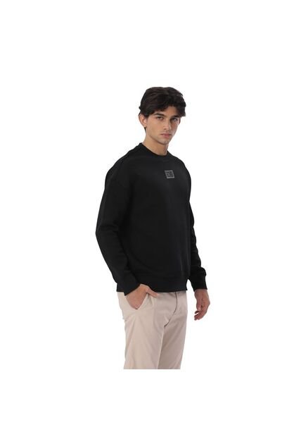 Buzo Para Hombre Cuello Redondo Vess Negro