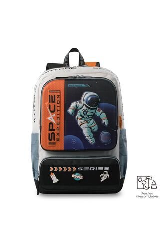 Morral Para Niño Gemini Grande Gris Totto