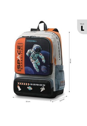 Morral Para Niño Gemini Grande Gris