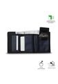 Billetera Hombre Contrast Pequeña Con RFID Blocker Negra de Totto