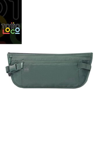 Canguro Invisible De Viaje Security Con RFID Blocker Verde Totto