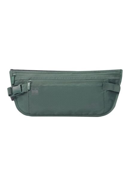 Canguro Invisible De Viaje Security Con RFID Blocker Verde