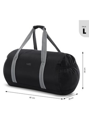 Tula De Viaje Plegable Tema 37 Grande Negra