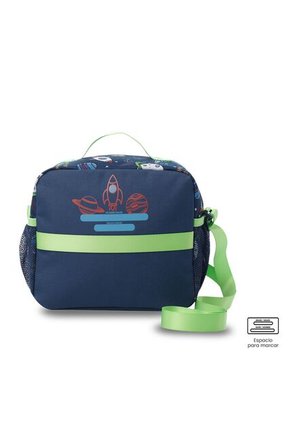 Lonchera Térmica Para Niño Panda Space Grande Azul