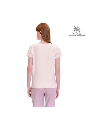 Camiseta Estampada Para Mujer Prime Manga Corta Rosada