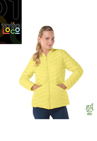 Chaqueta Acolchada Para Mujer Owens 2.0 Amarilla Totto
