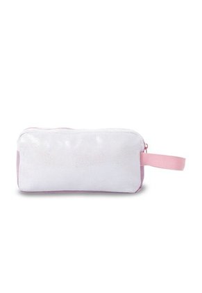 Cartuchera Escolar Grande Para Niña 2 Cuerpos Tex Blanca