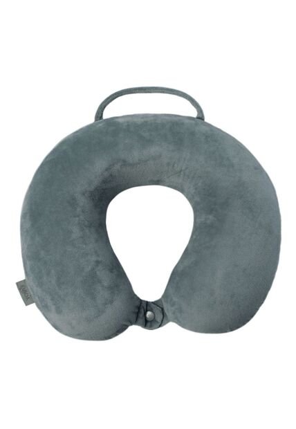 Almohada De Viaje Memory Foam Jet Pillow Gris