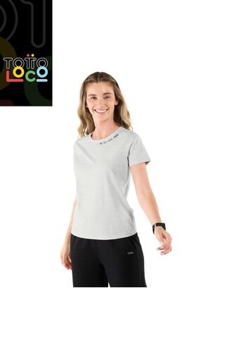 Camiseta Para Mujer Thinky Blanca Totto