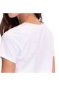 Camiseta Estampada Para Mujer Prime Manga Corta Blanca de Totto