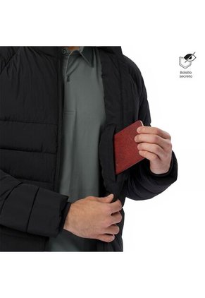 Chaqueta Acolchada Para Hombre Pedro Negra