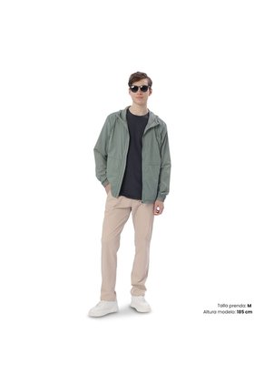 Chaqueta Casual Para Hombre Bruma Verde
