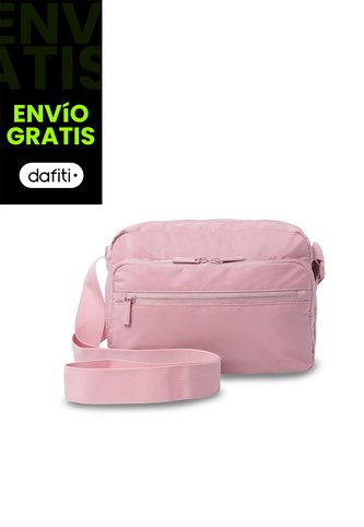 Bolso Para Mujer Amsu 2.0 Tipo Crossbody Pequeño Rosado Totto