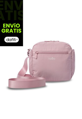 Bolso Para Mujer Vic Tipo Crossbody Pequeño Rosado Totto