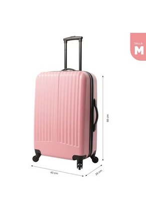 Maleta De 23 Kg 360 Rocka By Totto Mediana Rosada