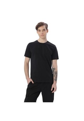 Camisa Para Hombre Unicolor Manne Manga Corta Negra