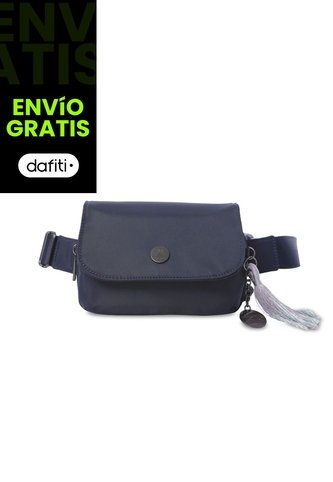 Riñonera Mujer Corneana Mediana Color Azul Totto