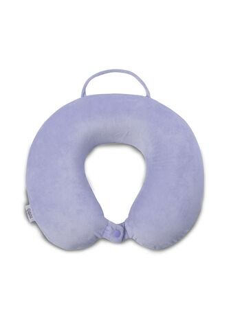 Almohada De Viaje Memory Foam Jet Pillow Morada Totto
