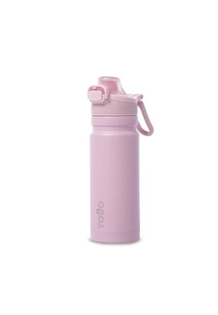 Termo Para Agua Con Tapa Intercambiable Flux 550 Ml Rosado