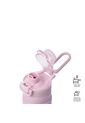 Termo Para Agua Con Tapa Intercambiable Flux 550 Ml Rosado de Totto