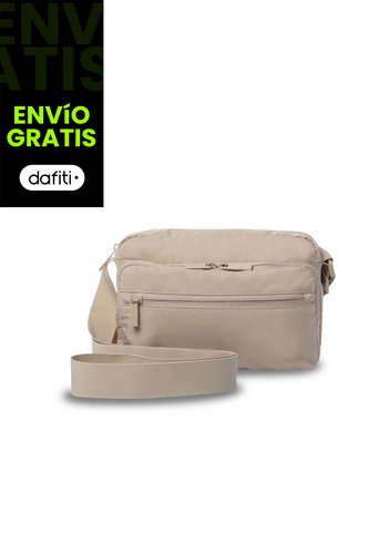 Bolso Para Mujer Amsu 2.0 Tipo Crossbody Pequeño Beige Totto