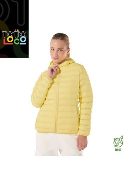 Chaqueta Acolchada Para Mujer Colorfull Pro Amarilla
