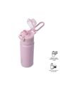 Termo Para Agua Con Tapa Intercambiable Flux 550 Ml Rosado de Totto