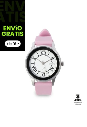 Reloj Analógico Hanna Color Rosado Totto