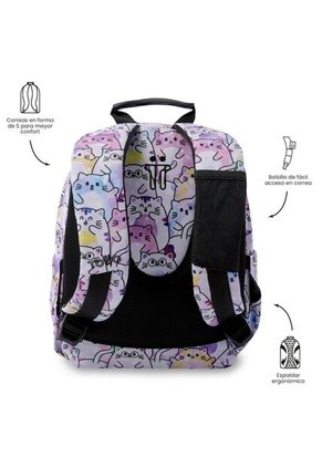 Morral Juvenil Tempera Glitter Pequeño Rosado