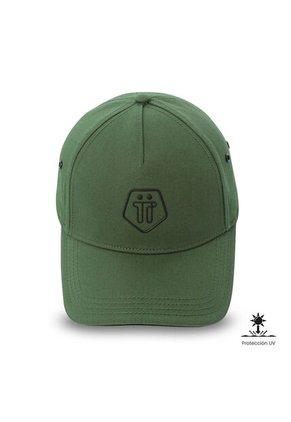 Gorra Beisbolera Totto Plus 2.0 Con Filtro UV Verde