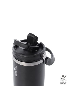 Termo Para Agua Matt 1200 Ml Color Negro