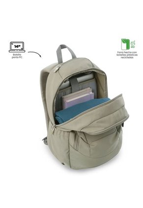 Morral Universitario Porta PC 14" Goctal 2.0 Beige Unisex