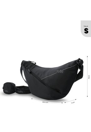 Bolso Para Mujer Suzuka Tipo Crossbody Pequeño Negro