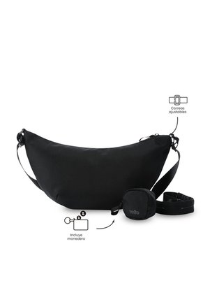 Bolso Para Mujer Suzuka Tipo Crossbody Pequeño Negro