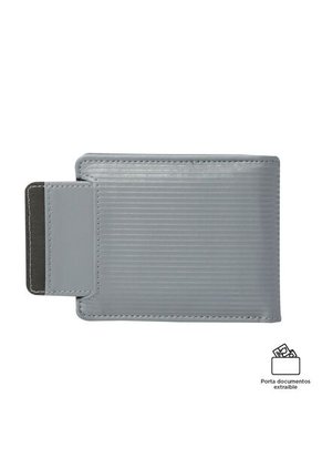Billetera Krispo Con RFID Blocker Gris