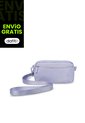 Bolso Para Mujer Bombo Tipo Crossbody Pequeño Morado de Totto