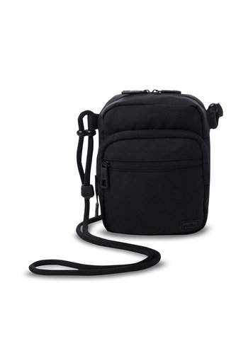 Bolso Para Hombre Riva Tipo Crossbody Pequeño Negro Totto