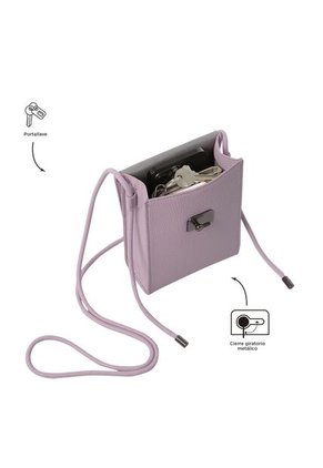 Bolso Para Mujer Smooth Crossbody Pequeño Rosado