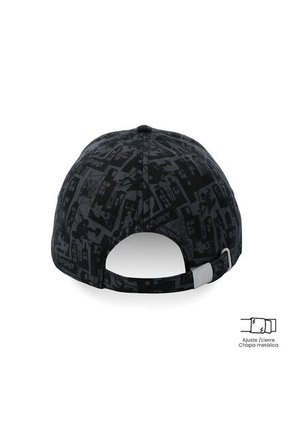 Gorra Camionera Spider Black Color Negro