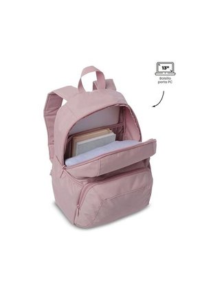 Morral Universitario Gammato 2.0 Porta PC 13" Rosado Mujer